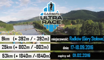Mamy nową imprezę biegową w Górach Stołowych. 17 września zadebiutuje Garmin Ultra Race!
