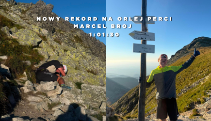 Marcel Broj ustanawia nowy rekord na Orlej Perci